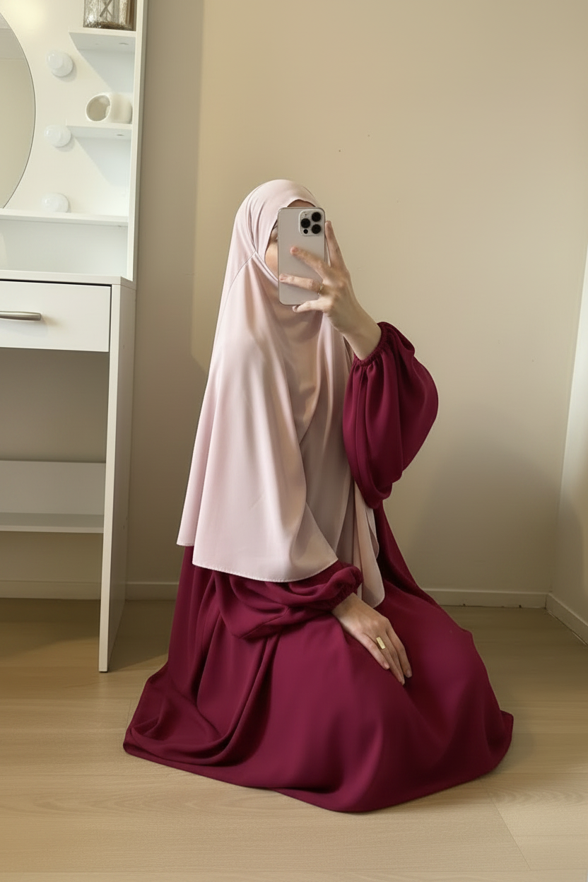 Abaya Maissa soie de medine