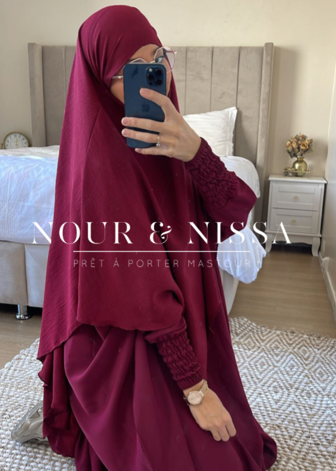 Abaya Mariam soie de médine