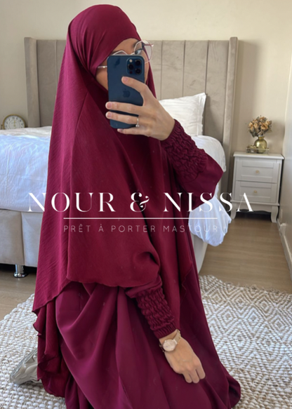 Abaya Mariam soie de médine