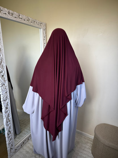Khimar jersey premium pointu