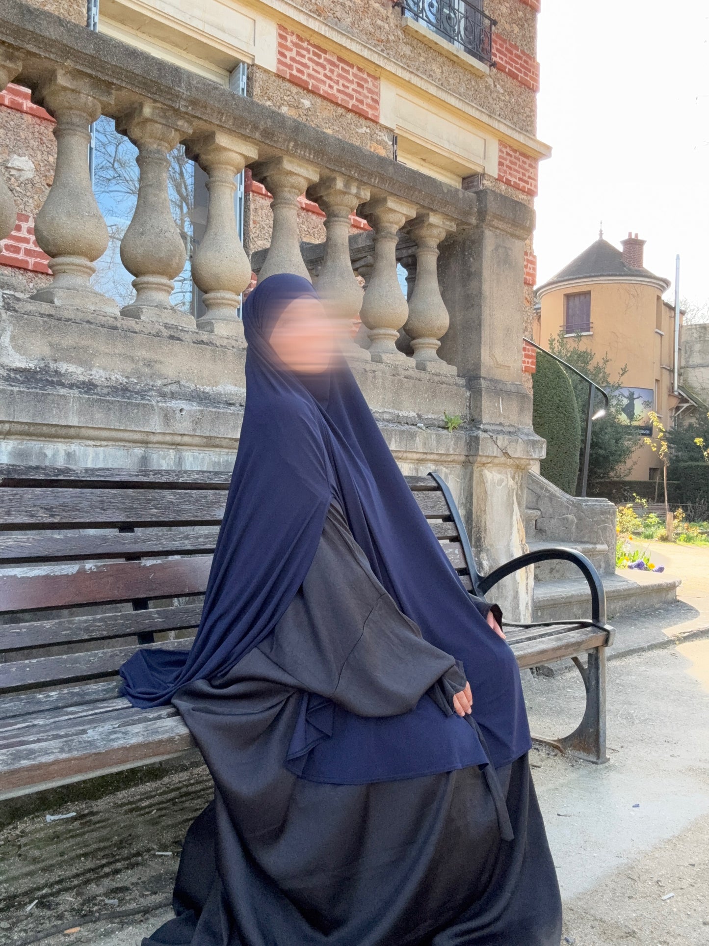 Maxi khimar Fentes jersey premium