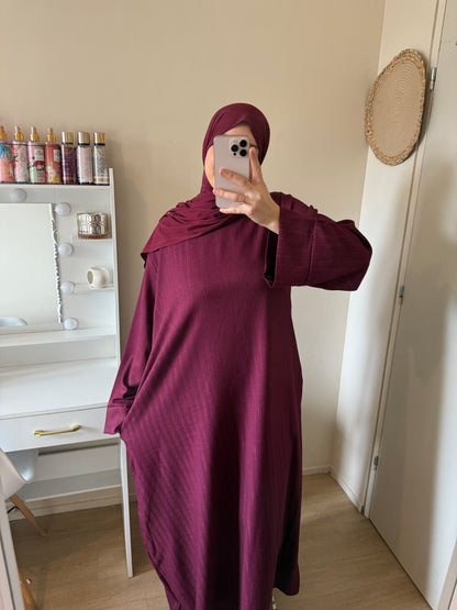 Kimono Lila + Abaya Lila