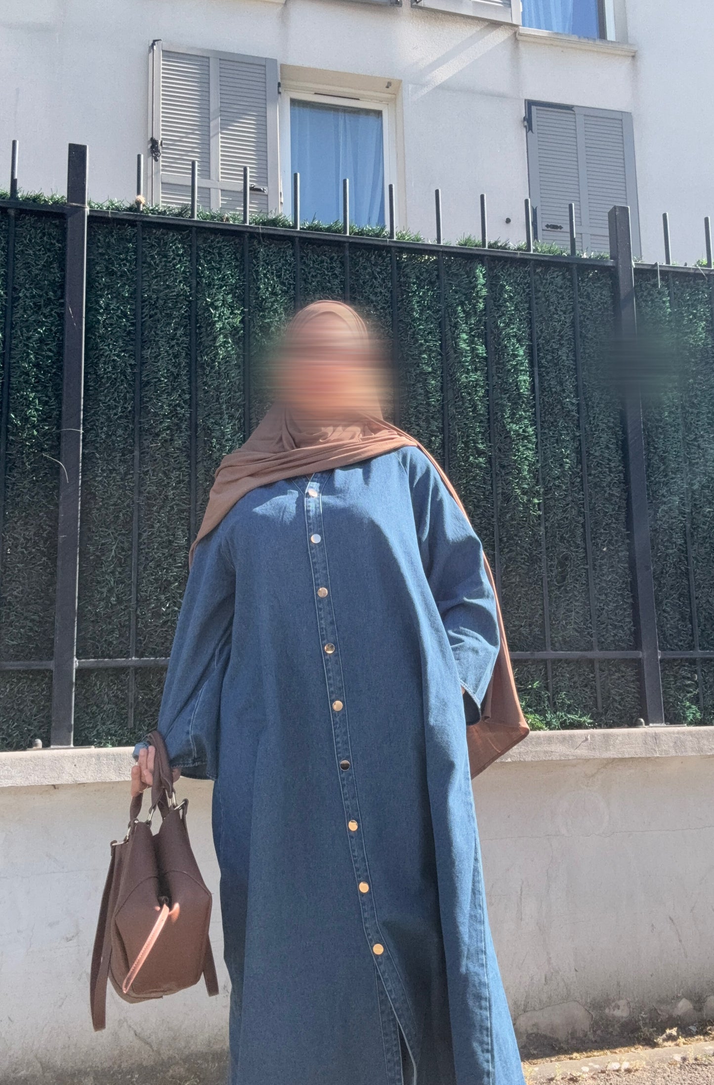 Abaya Jeans Bouton