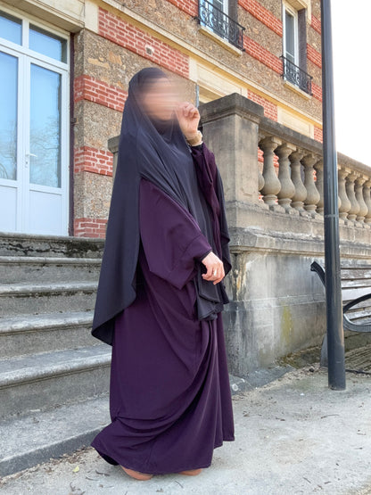 Maxi khimar Fentes jersey premium