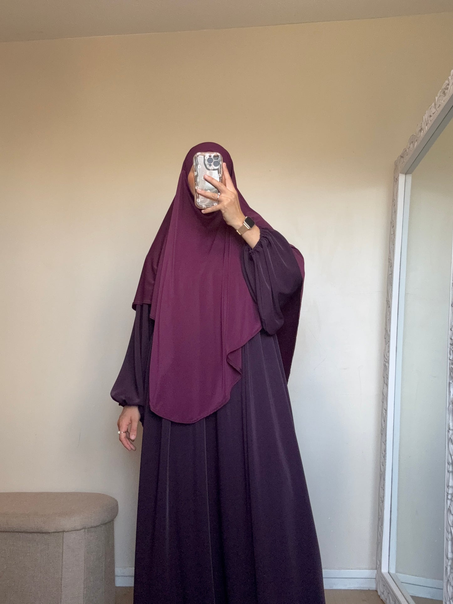 Khimar jersey premium pointu