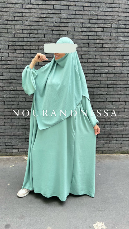 Ensemble Abaya maissa jazz + khimar