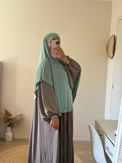 Khimar jersey premium arrondi