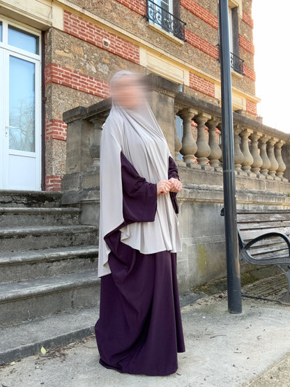 Maxi khimar Fentes jersey premium