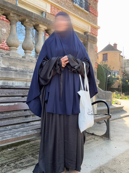 Maxi khimar Fentes jersey premium