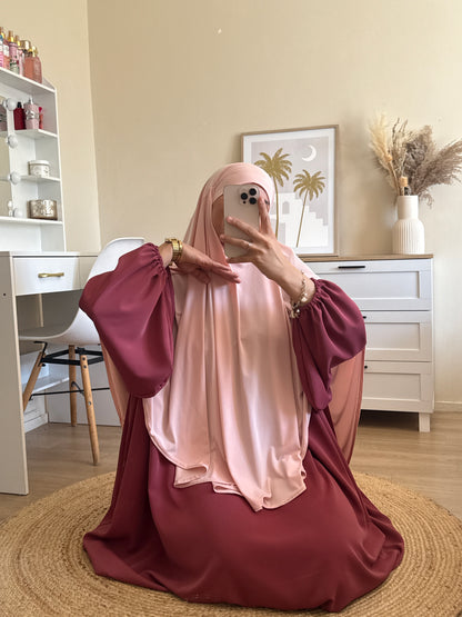Khimar jersey premium arrondi