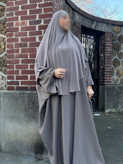 Khimar jersey premium arrondi