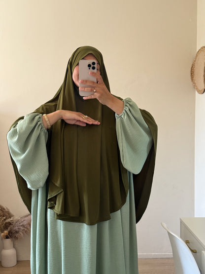 Khimar jersey premium arrondi