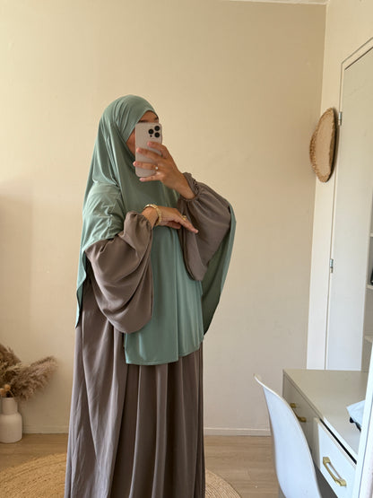 Khimar jersey premium arrondi
