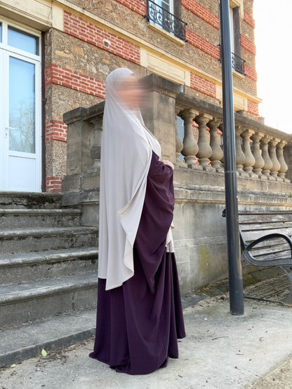 Maxi khimar Fentes jersey premium