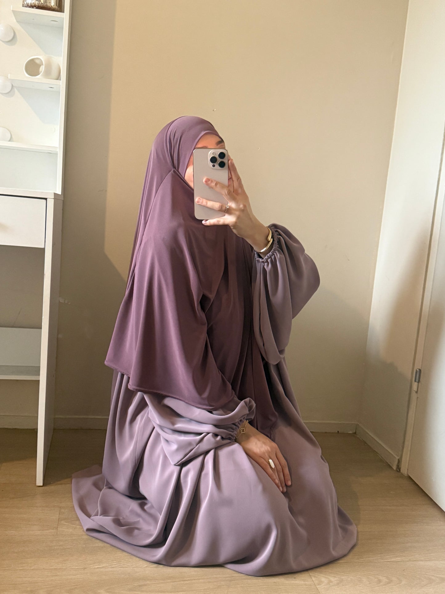 Khimar jersey premium pointu